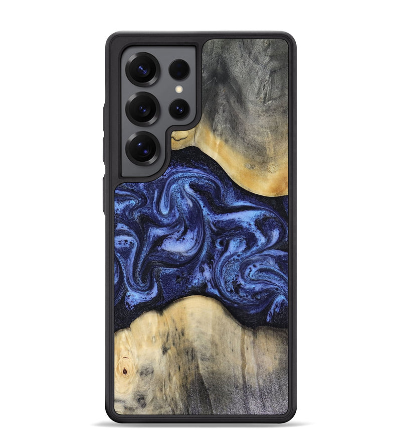 Galaxy S25 Ultra Wood Phone Case - Jeannie (Blue, 816366)