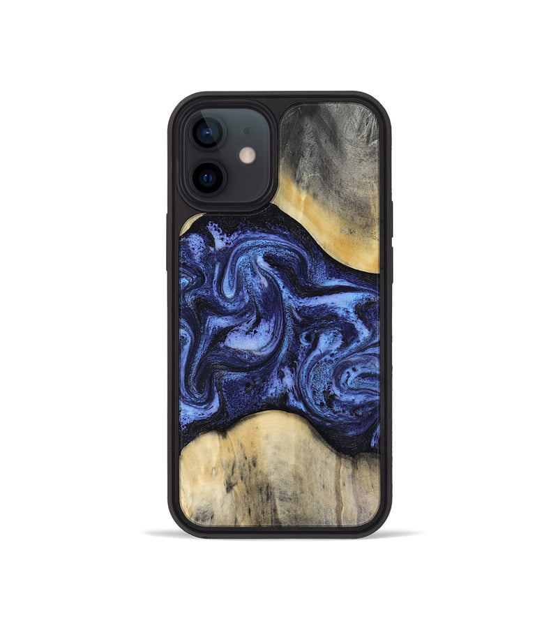 iPhone 12 mini Wood Phone Case - Jeannie (Blue, 816366)