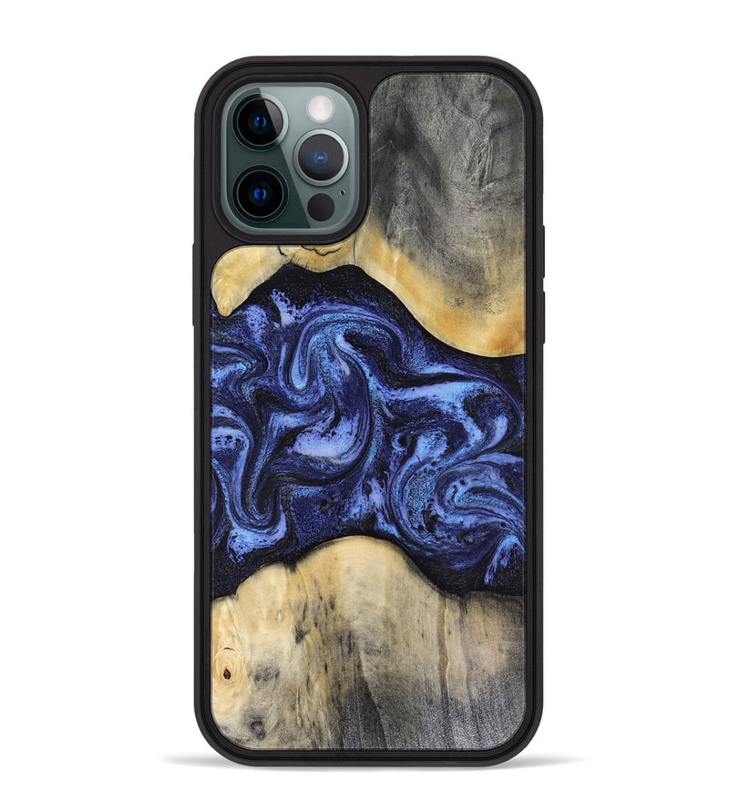 iPhone 12 Pro Max Wood Phone Case - Jeannie (Blue, 816366)