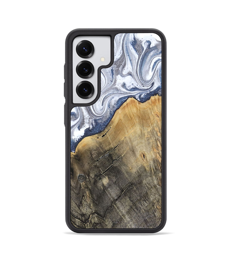 Galaxy S25 Wood Phone Case - Stevie (Blue, 816370)
