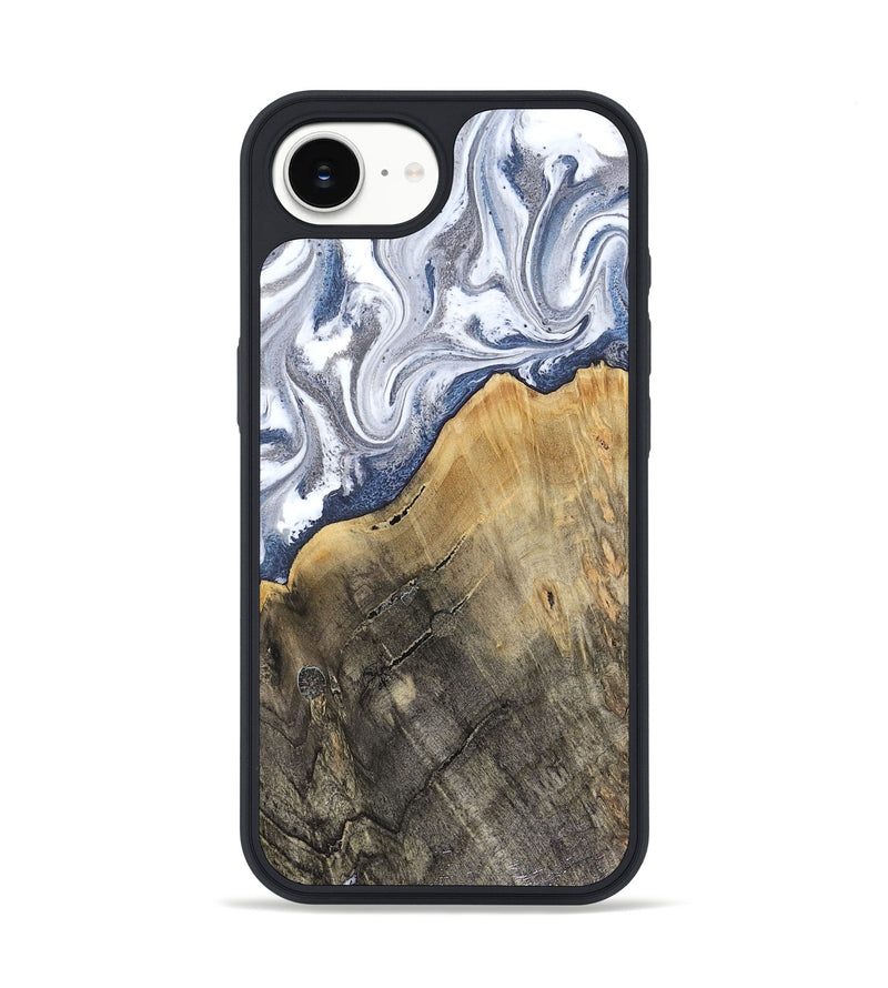 iPhone 16e Wood Phone Case - Stevie (Blue, 816370)