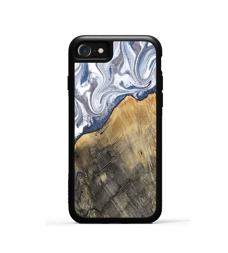 iPhone SE Wood Phone Case - Stevie (Blue, 816370)