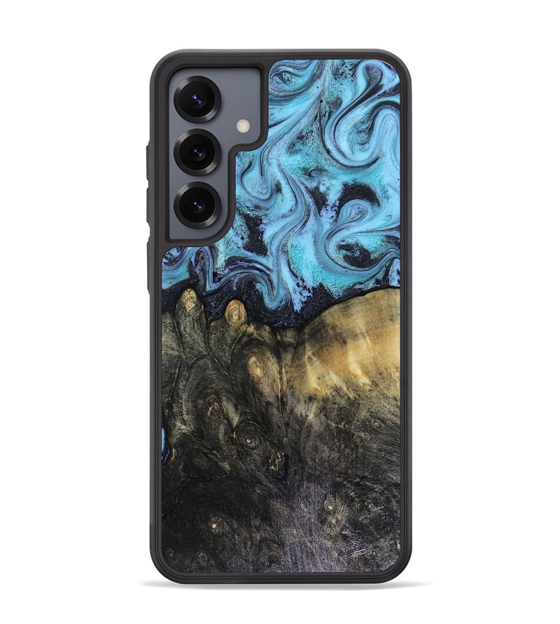 Galaxy S25 Plus Wood Phone Case - Jacque (Blue, 816372)