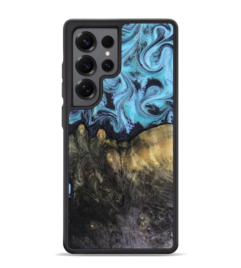 Galaxy S25 Ultra Wood Phone Case - Jacque (Blue, 816372)