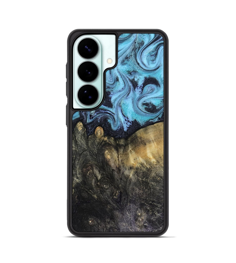 Galaxy S26 Wood Phone Case - Jacque (Blue, 816372)