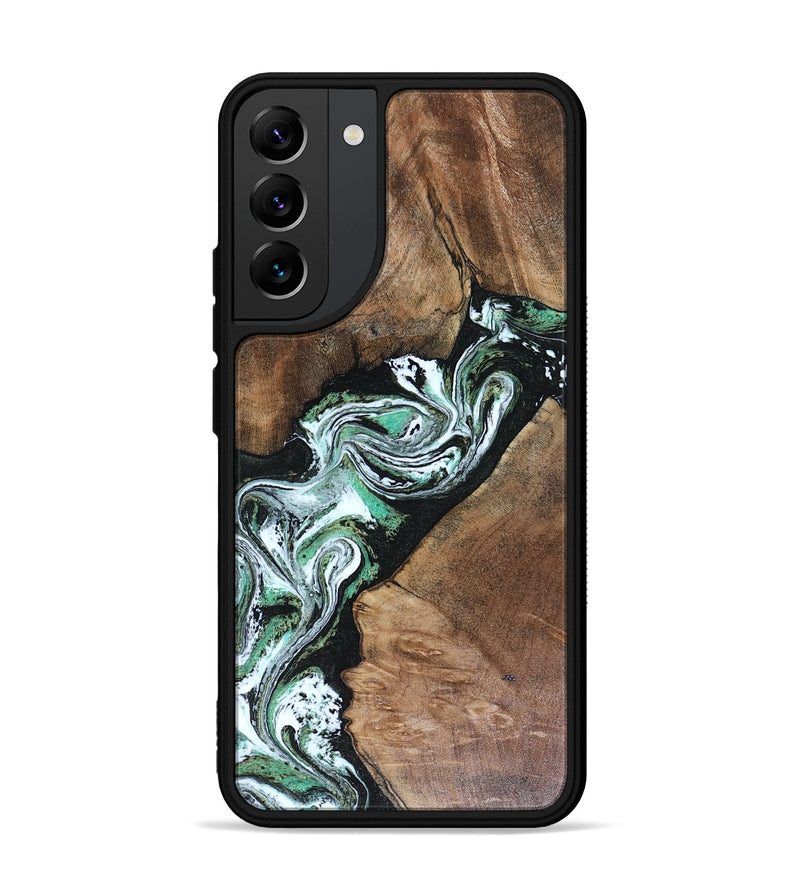 Galaxy S22 Plus Wood Phone Case - Keira (Green, 816382)