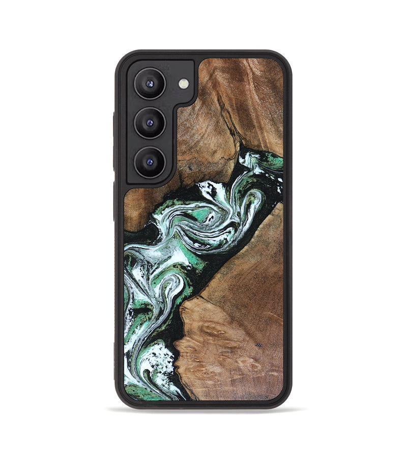 Galaxy S23 Wood Phone Case - Keira (Green, 816382)