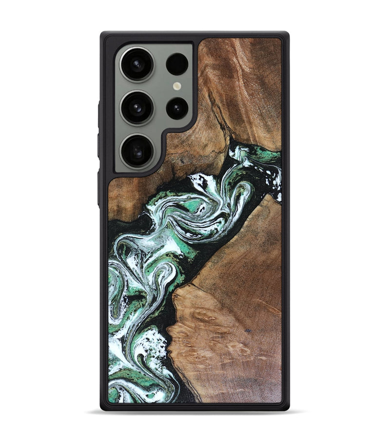 Galaxy S24 Ultra Wood Phone Case - Keira (Green, 816382)