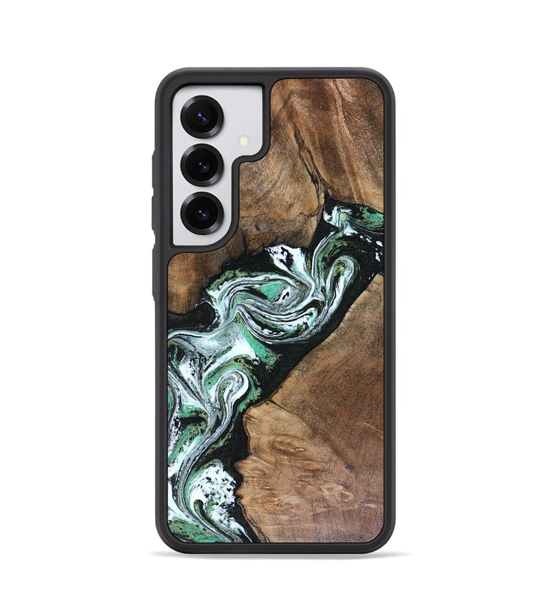 Galaxy S25 Wood Phone Case - Keira (Green, 816382)