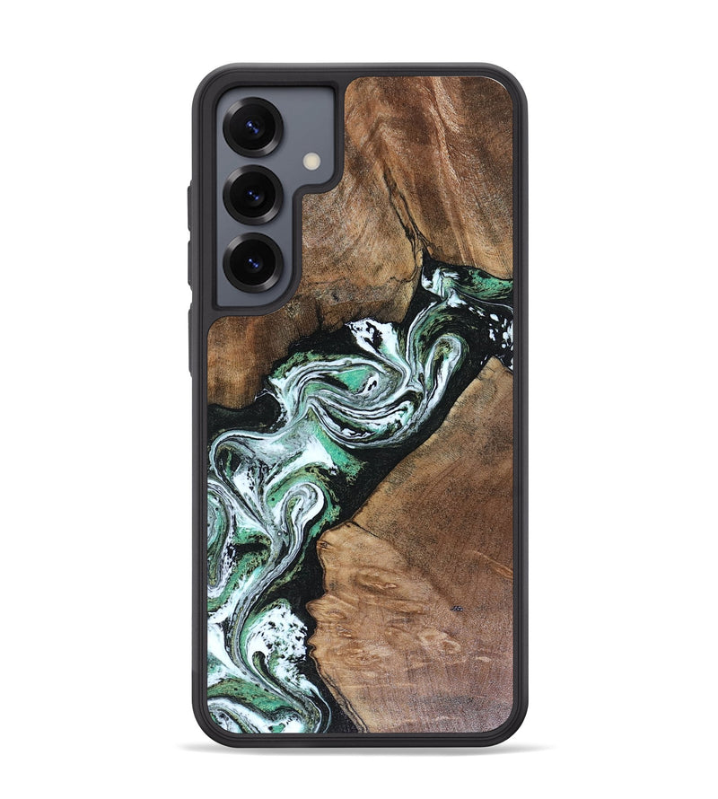 Galaxy S25 Plus Wood Phone Case - Keira (Green, 816382)