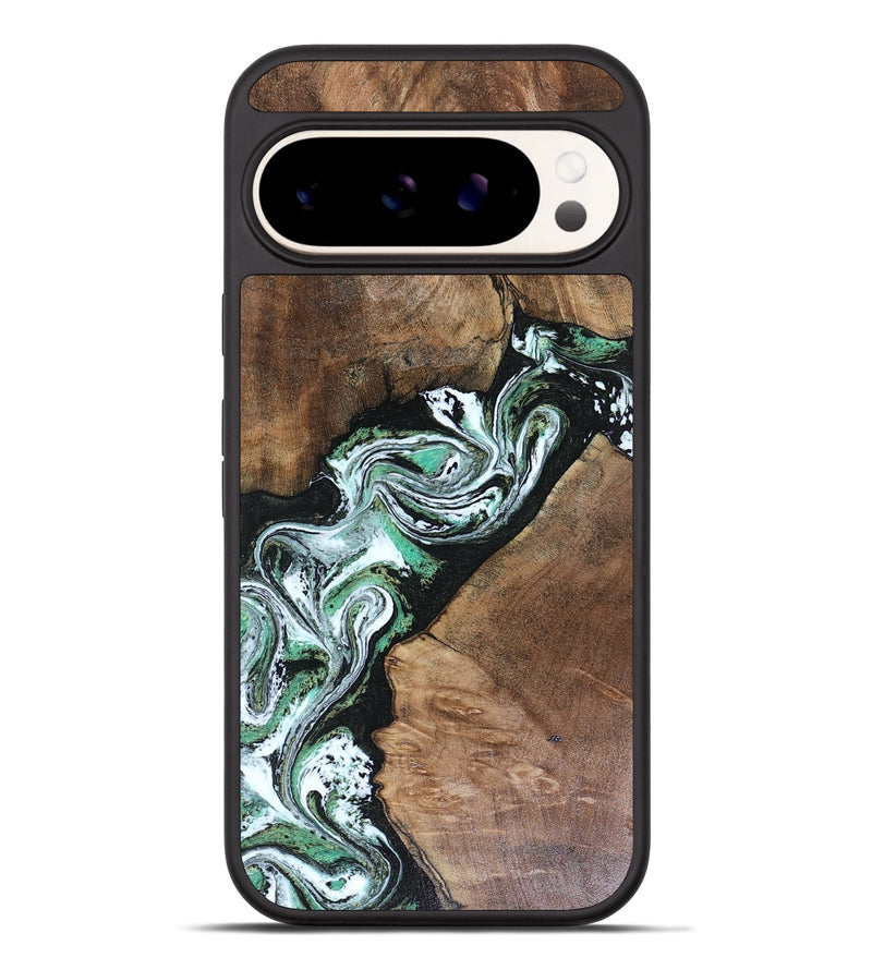 Pixel 9 Pro XL Wood Phone Case - Keira (Green, 816382)