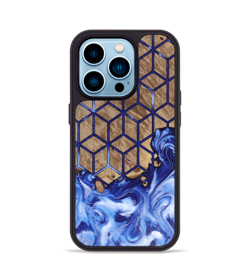 iPhone 14 Pro Wood Phone Case - Kurt (Pattern, 816386)