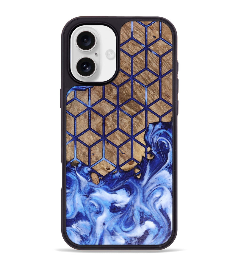 iPhone 16 Plus Wood Phone Case - Kurt (Pattern, 816386)