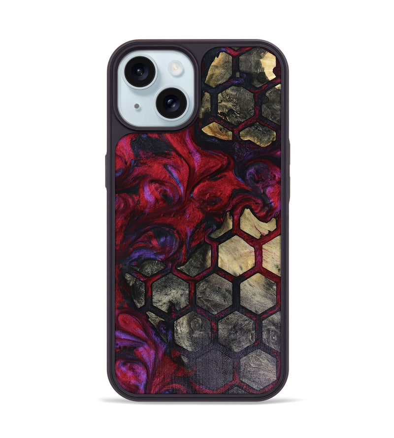 iPhone 15 Wood Phone Case - Arrie (Pattern, 816389)