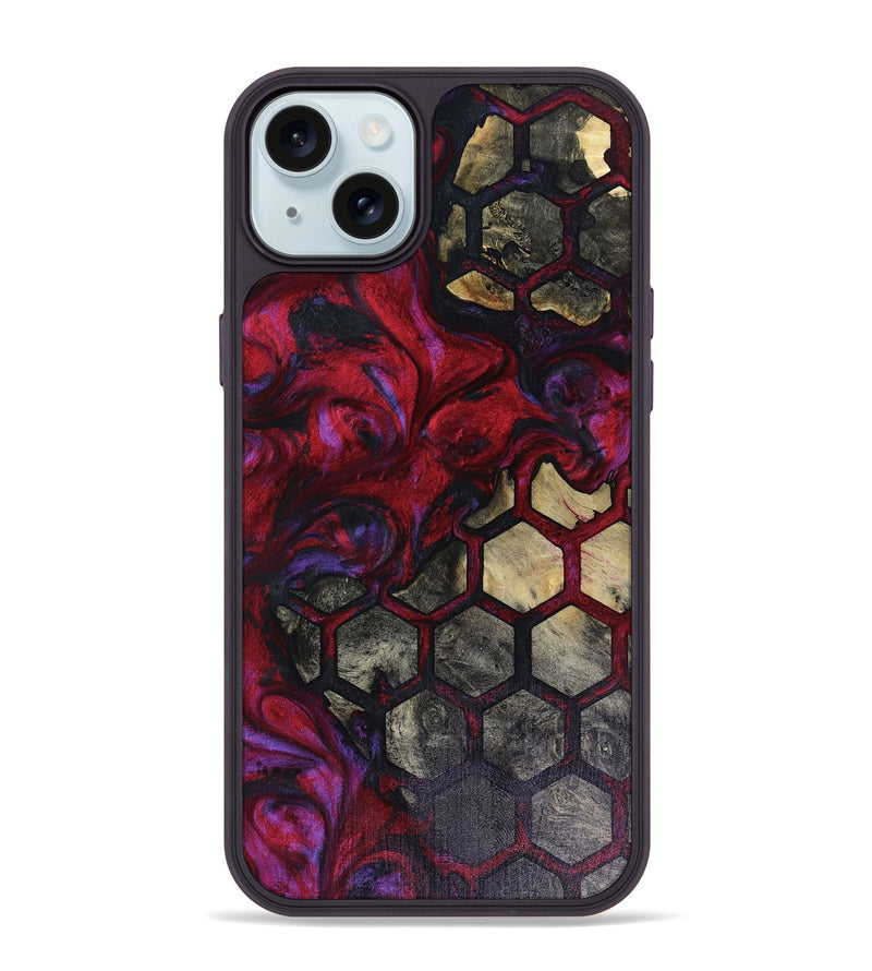 iPhone 15 Plus Wood Phone Case - Arrie (Pattern, 816389)