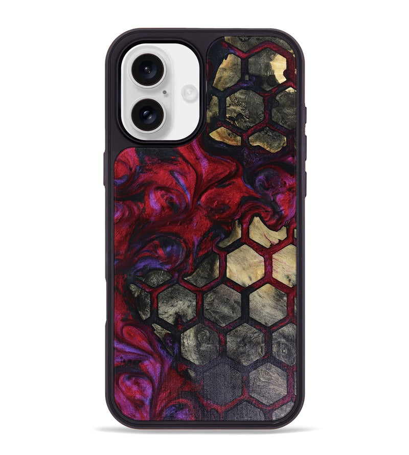 iPhone 16 Plus Wood Phone Case - Arrie (Pattern, 816389)