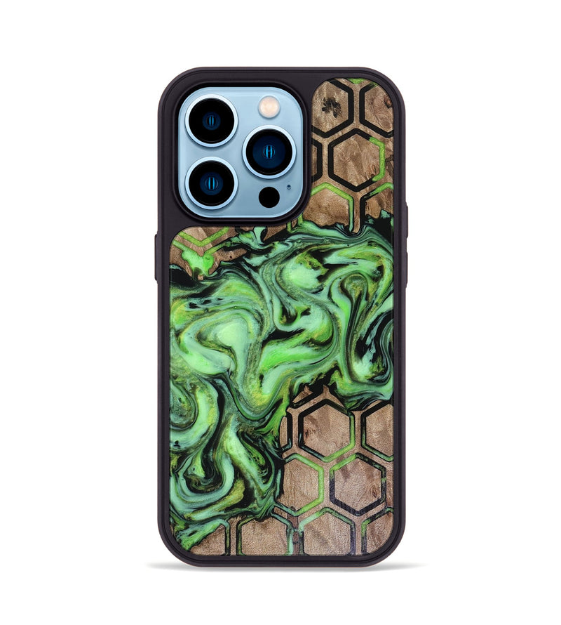 iPhone 14 Pro Wood Phone Case - Kalani (Pattern, 816397)