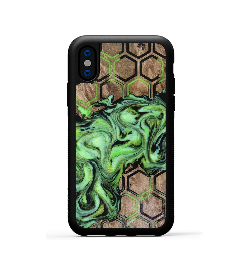 iPhone Xs Wood Phone Case - Kalani (Pattern, 816397)