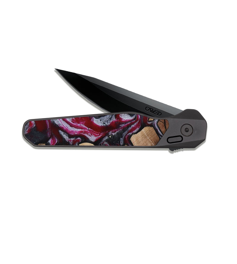 EDC Dark Slate Wood Pocket Knife - Brennan (Pattern, 816398)