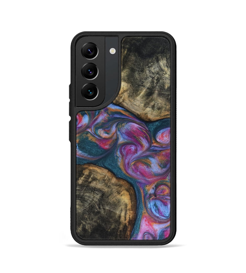 Galaxy S22 Wood Phone Case - Maurine (Blue, 816402)