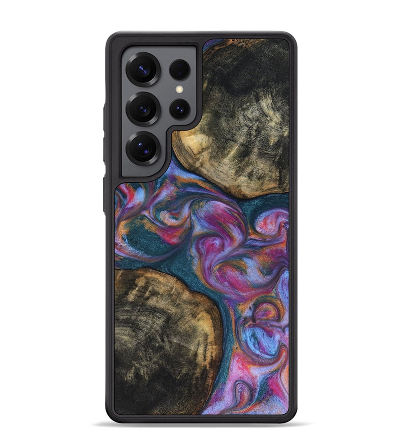 Galaxy S25 Ultra Wood Phone Case - Maurine (Blue, 816402)