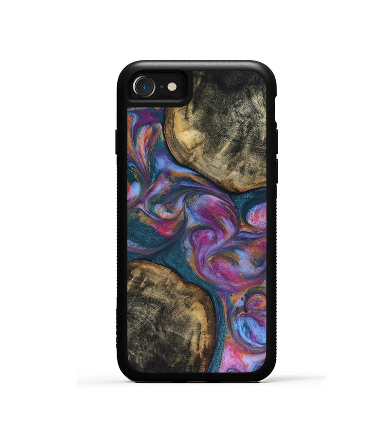 iPhone SE Wood Phone Case - Maurine (Blue, 816402)