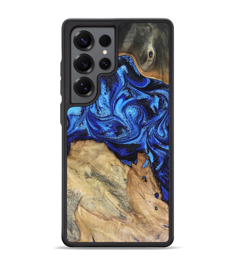 Galaxy S25 Ultra Wood Phone Case - Rivka (Blue, 816404)