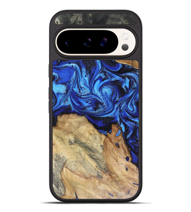 Pixel 9 Pro XL Wood Phone Case - Rivka (Blue, 816404)