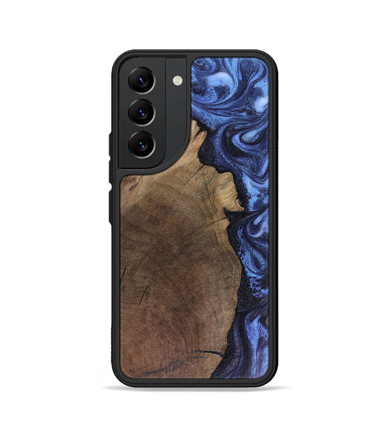 Galaxy S22 Wood Phone Case - Hampton (Blue, 816405)