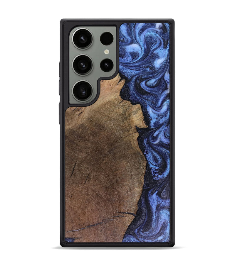 Galaxy S24 Ultra Wood Phone Case - Hampton (Blue, 816405)