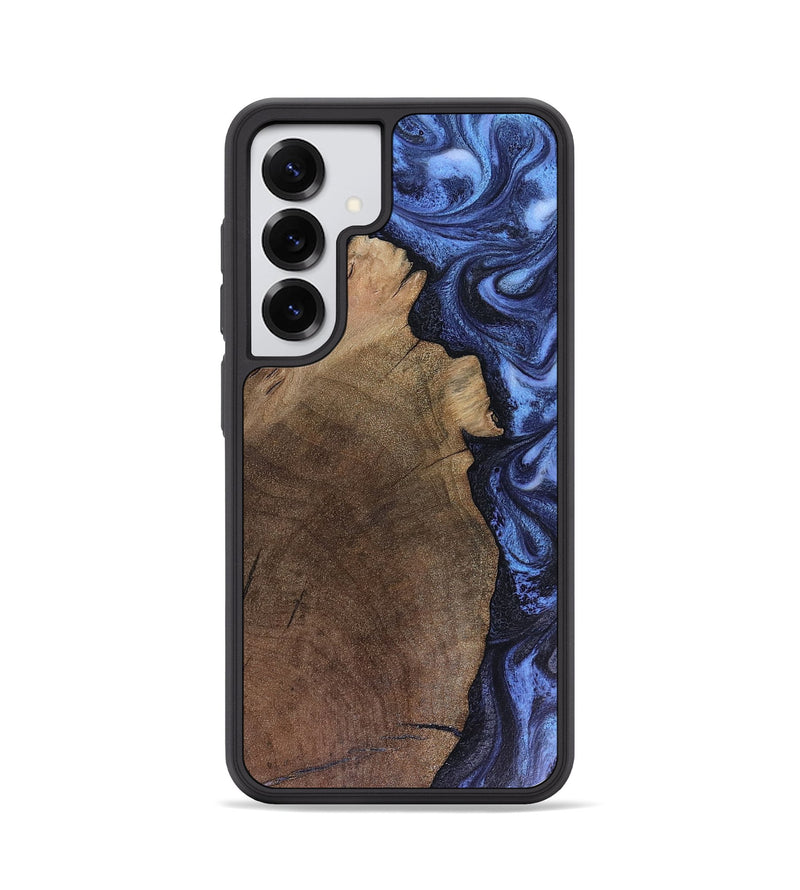 Galaxy S25 Wood Phone Case - Hampton (Blue, 816405)