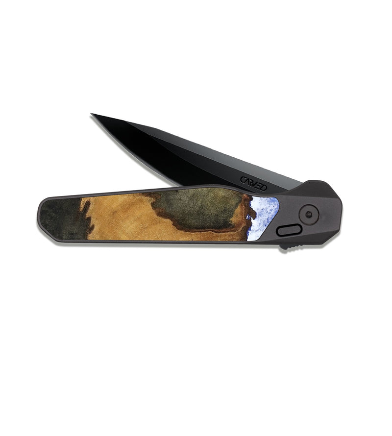 EDC Dark Slate Wood Pocket Knife - Susanna (Coastal, 816408)