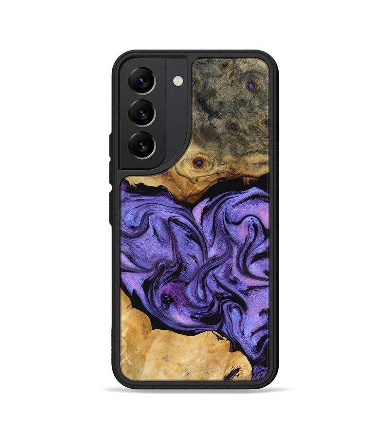 Galaxy S22 Wood Phone Case - Bennie (Purple, 816457)