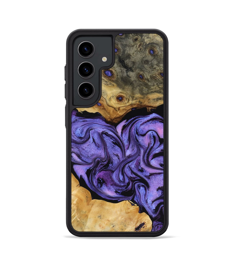 Galaxy S24 Wood Phone Case - Bennie (Purple, 816457)