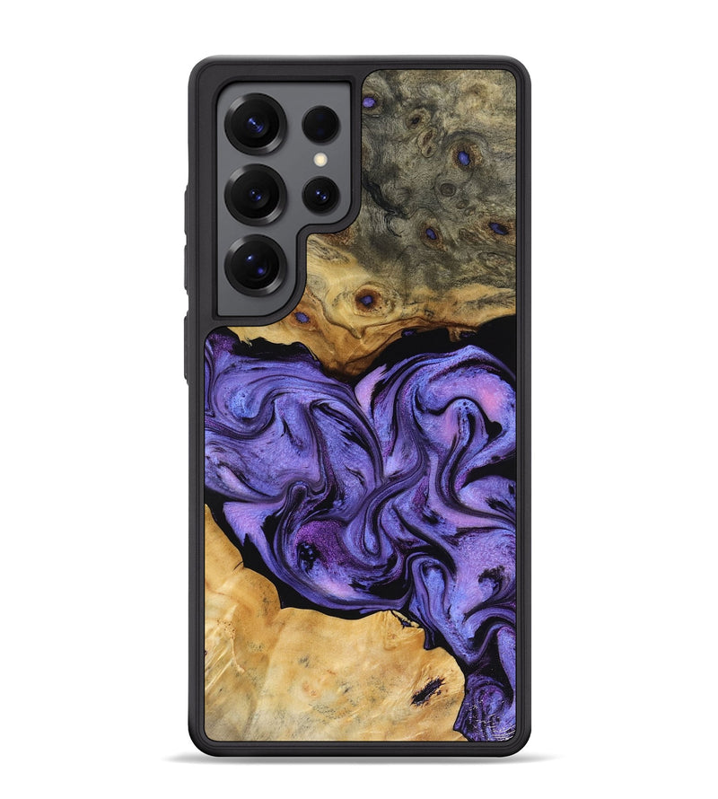 Galaxy S25 Ultra Wood Phone Case - Bennie (Purple, 816457)