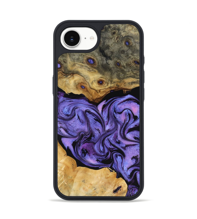 iPhone 16e Wood Phone Case - Bennie (Purple, 816457)