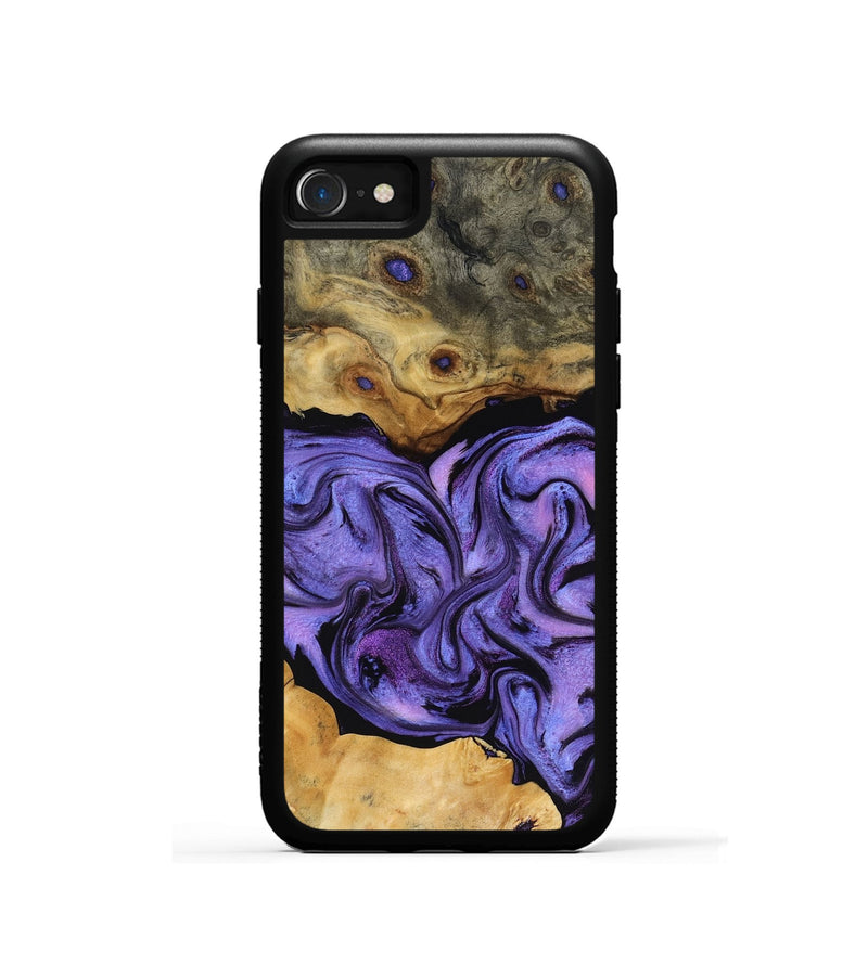iPhone SE Wood Phone Case - Bennie (Purple, 816457)