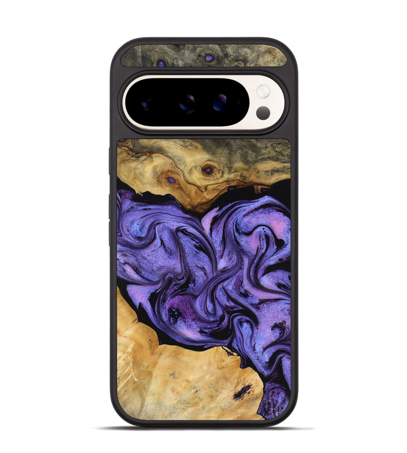 Pixel 9 Pro Wood Phone Case - Bennie (Purple, 816457)