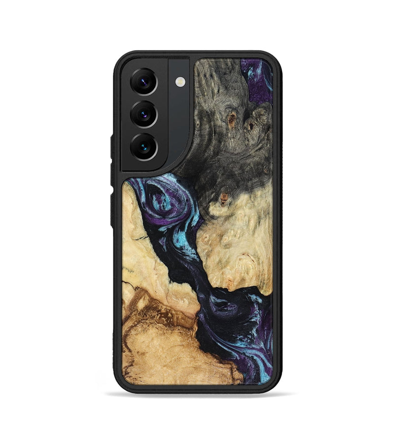 Galaxy S22 Wood Phone Case - Ethan (Purple, 816458)