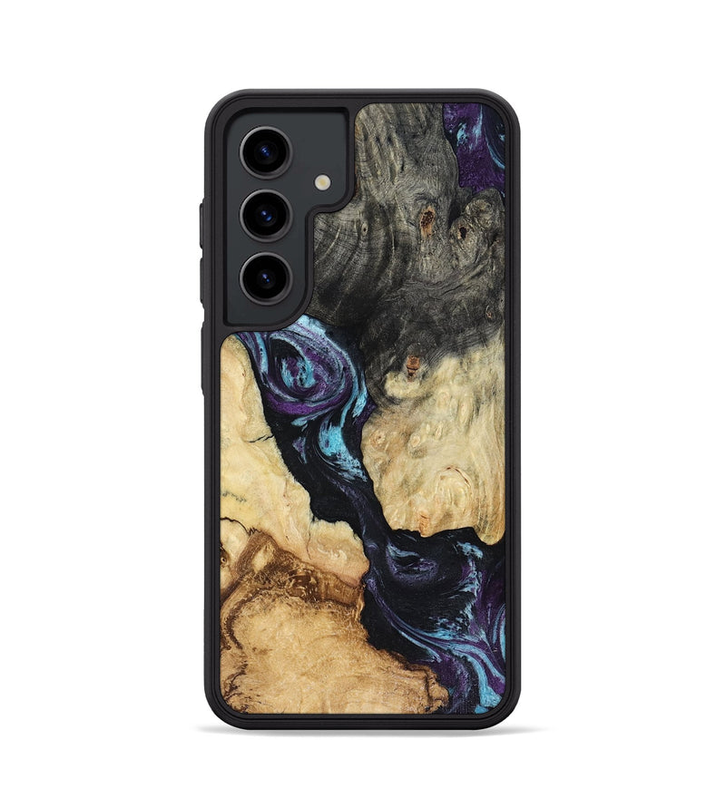 Galaxy S24 Wood Phone Case - Ethan (Purple, 816458)