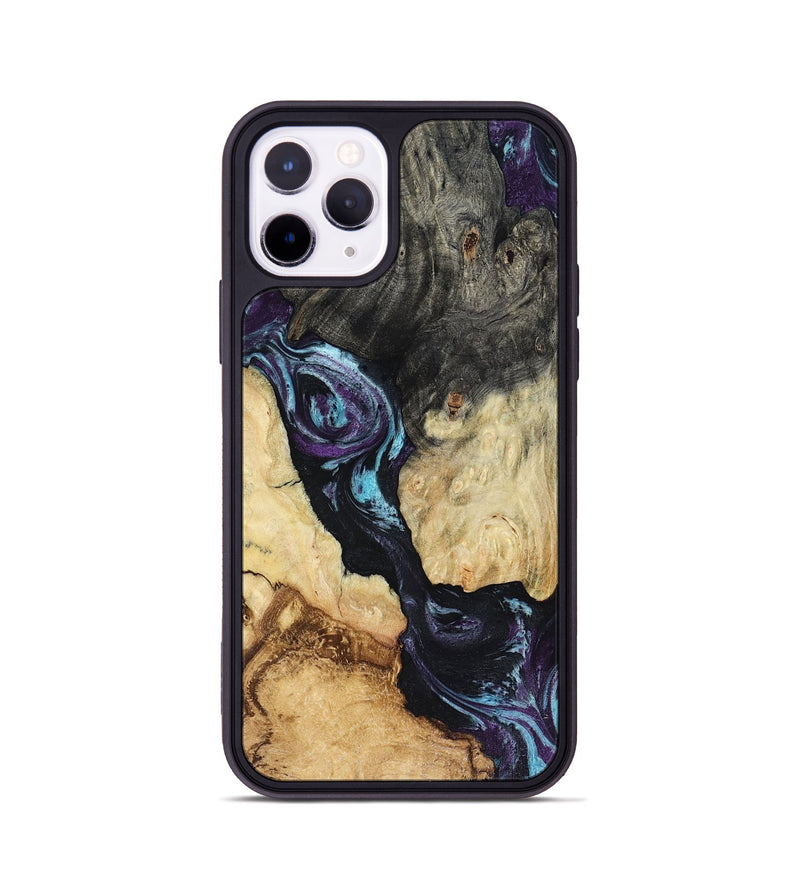 iPhone 11 Pro Wood Phone Case - Ethan (Purple, 816458)
