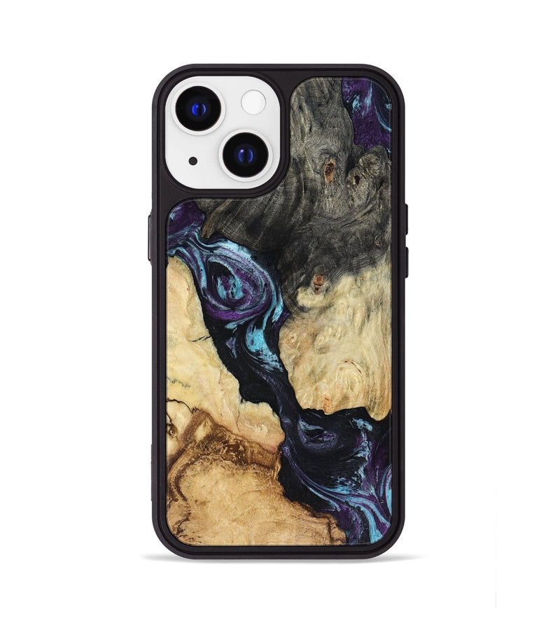 iPhone 13 Wood Phone Case - Ethan (Purple, 816458)