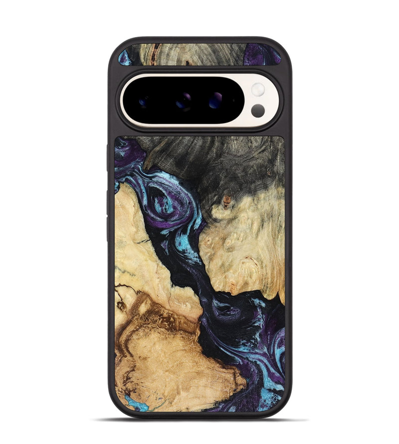 Pixel 9 Wood Phone Case - Ethan (Purple, 816458)