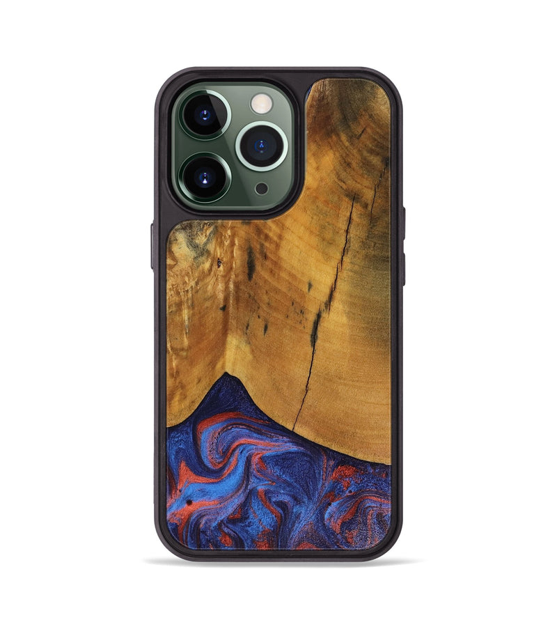 iPhone 13 Pro Wood Phone Case - Benny (Red, 816465)