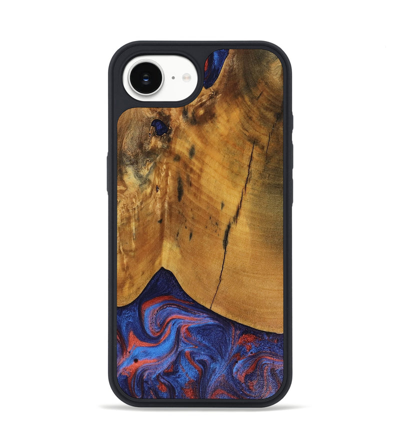 iPhone 16e Wood Phone Case - Benny (Red, 816465)