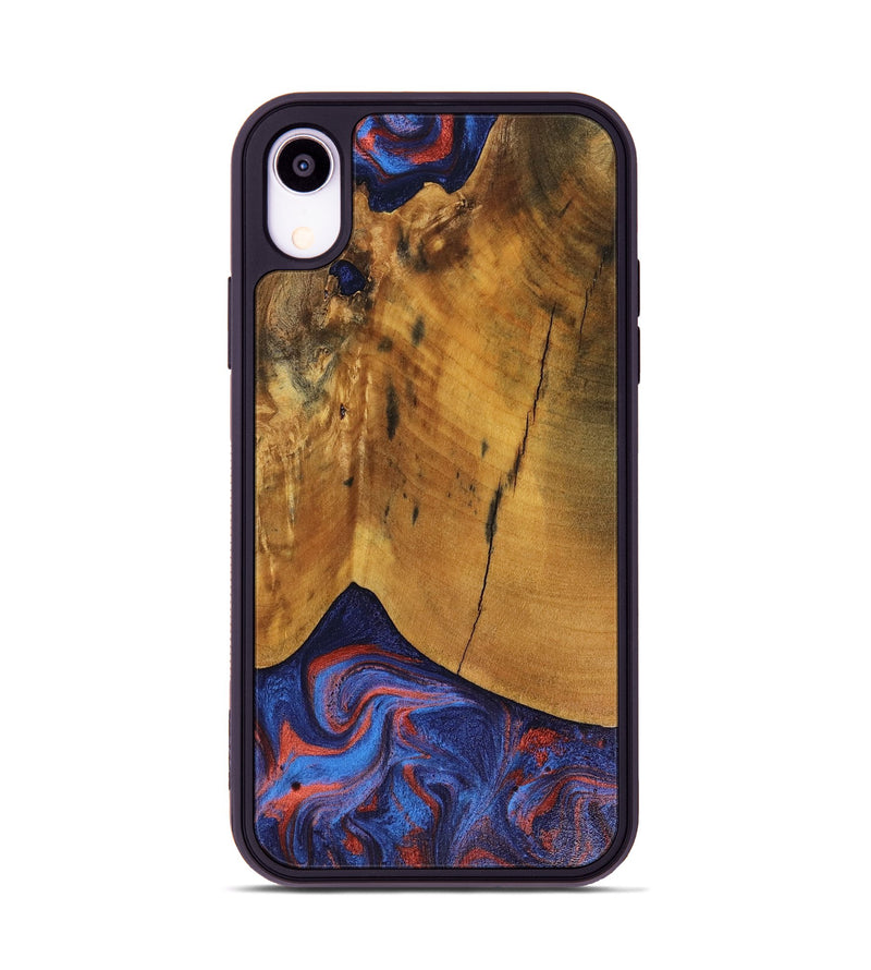 iPhone Xr Wood Phone Case - Benny (Red, 816465)
