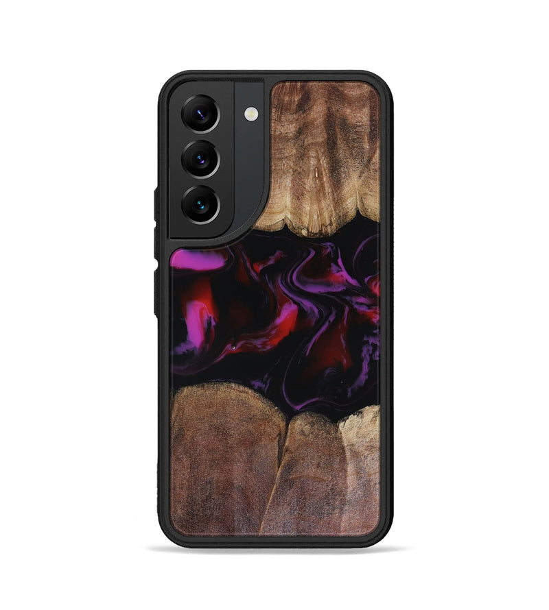 Galaxy S22 Wood Phone Case - Lavinia (Red, 816466)