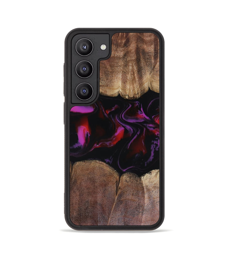 Galaxy S23 Wood Phone Case - Lavinia (Red, 816466)