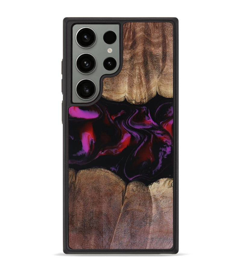 Galaxy S23 Ultra Wood Phone Case - Lavinia (Red, 816466)