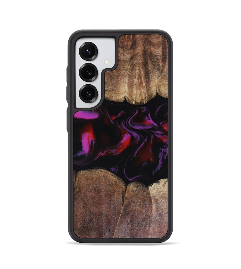 Galaxy S25 Wood Phone Case - Lavinia (Red, 816466)